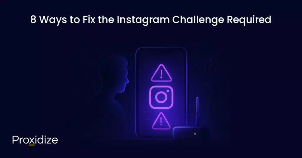 A router and a silhouette next to a phone with an instagram error