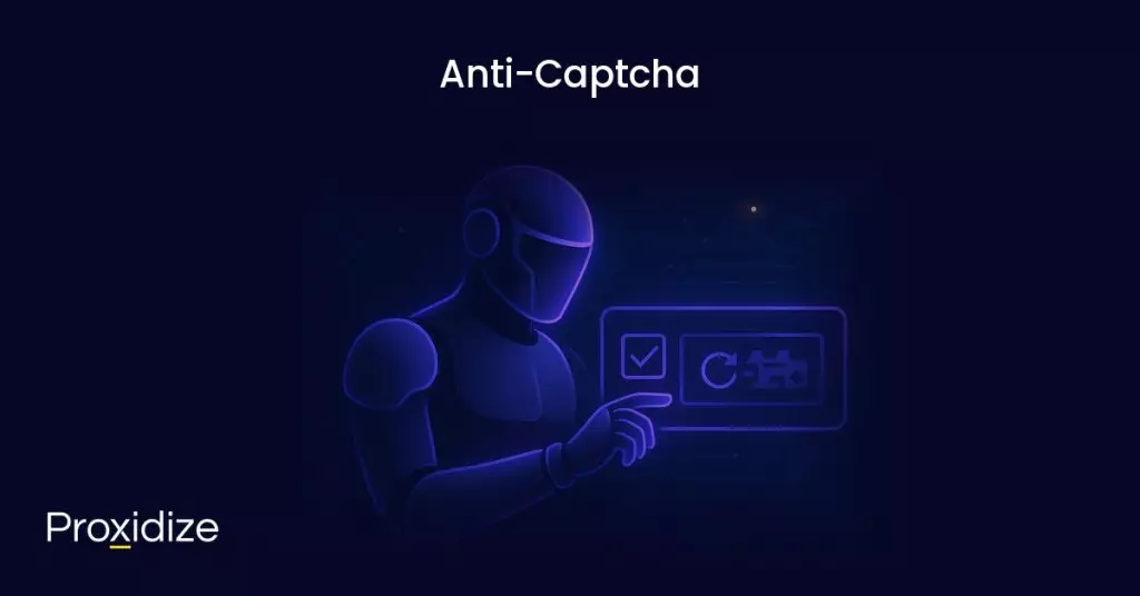 a robot solving a captcha under the title 