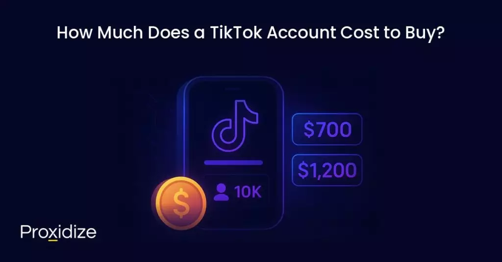 A drawing of a phone with the tiktok logo next to prices under the title 