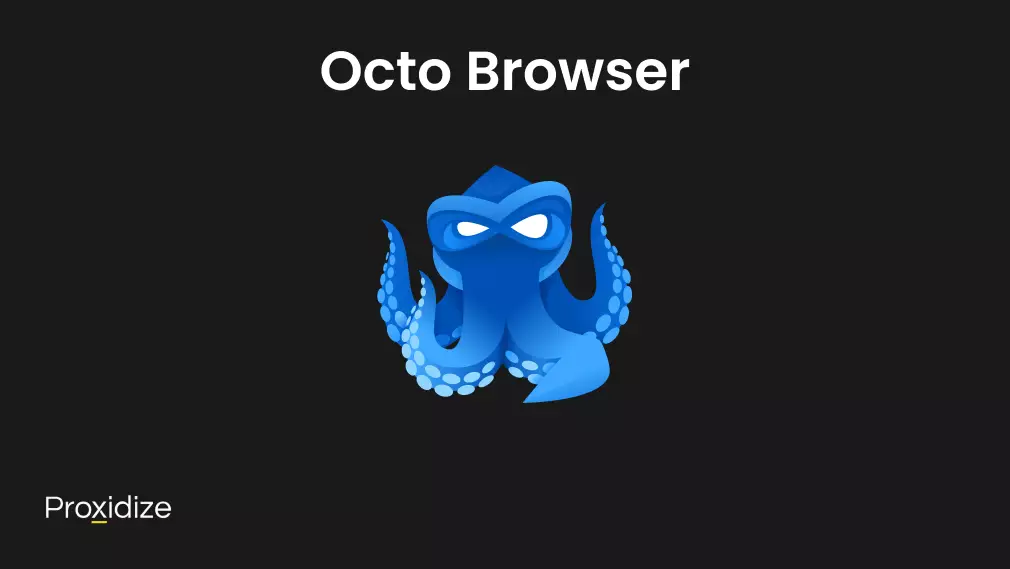 The Octo Browser logo underneath the title Octo Browser