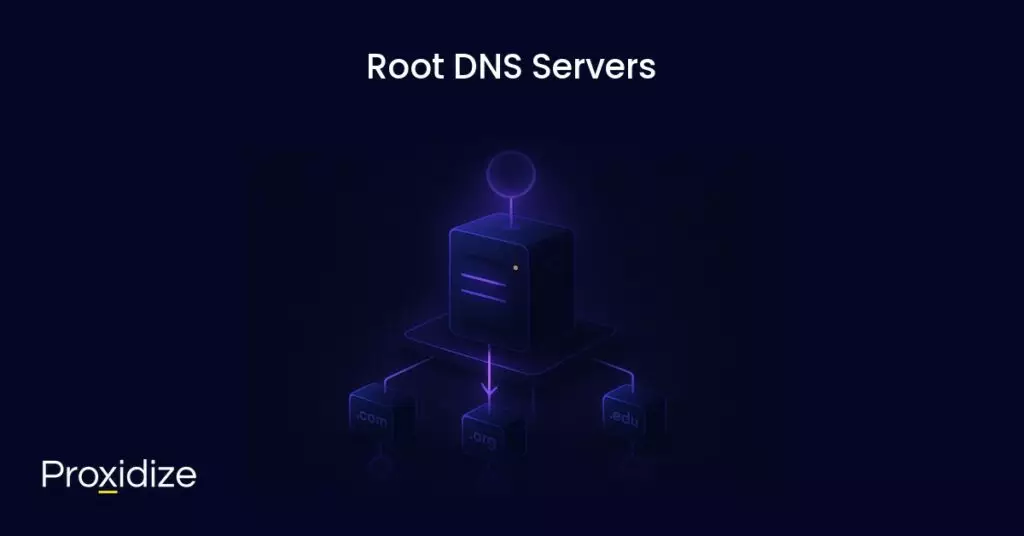 a drawing representing a rood DNS server