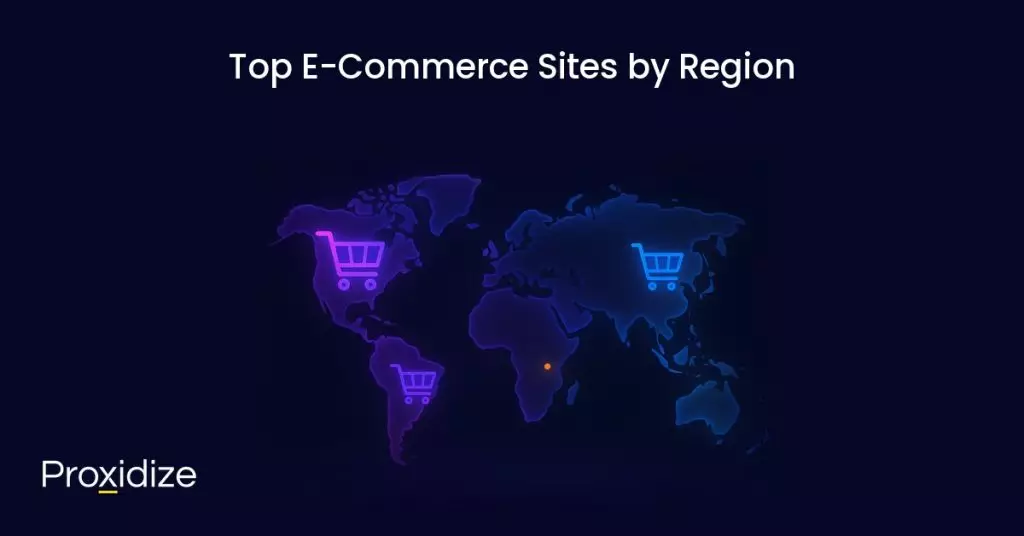 a map of the world with various shopping carts on it under the title 