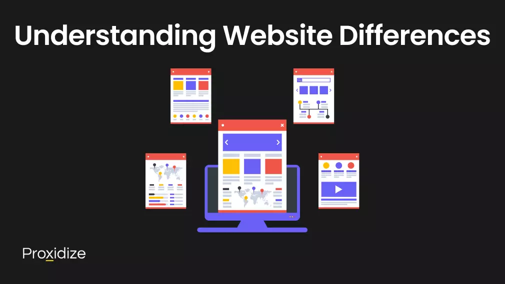 A drawing of web pages emerging from a screen under the title 