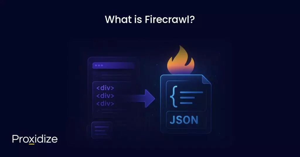 a drawing of HTML becoming a JSON under the title