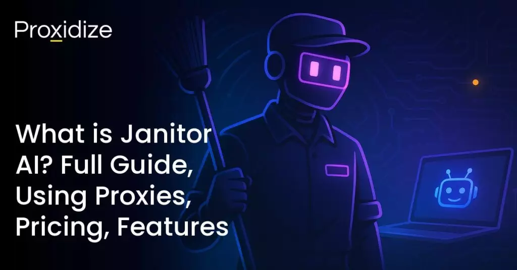 a drawing of a robot janitor next to the title